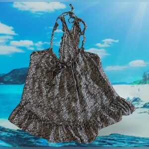 Victorias Secret Leopard Camisole Sleep CamiSleep Cami Silk And Viscoses Size XS